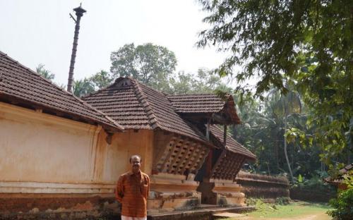 Sreevalsan the author and a  Kathakali aficionado