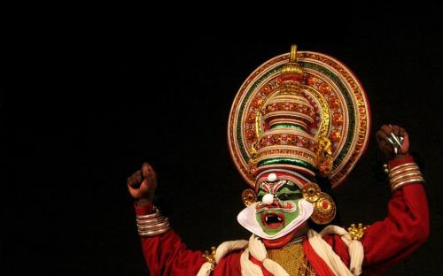 Kalamandalam Pradeep as Ravanan Photo by Shyam Kumar