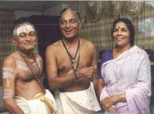 Padmasree Gopi Asan with Sivaraman Asan and his wife Bhavani